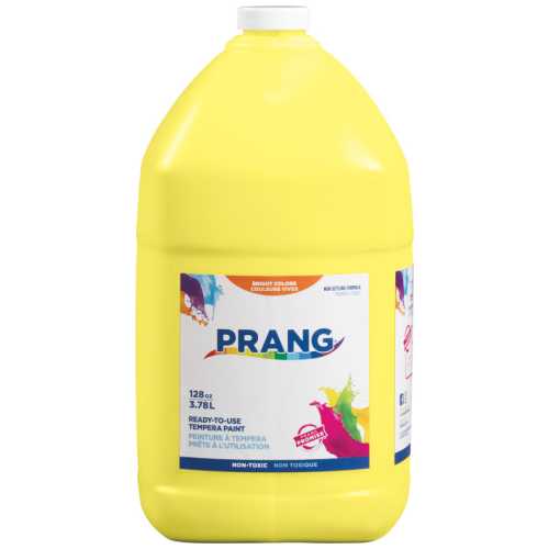 Ready-to-Use Tempera Paint, Yellow, 1 Gal