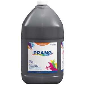 Ready-to-Use Tempera Paint, Black, 1 Gal