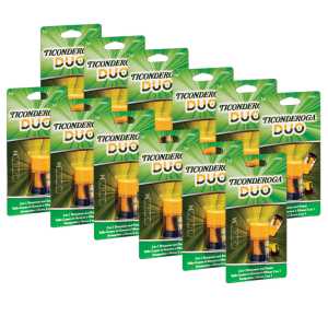 DUO Sharpener/Eraser, Green and Yellow, Pack of 12