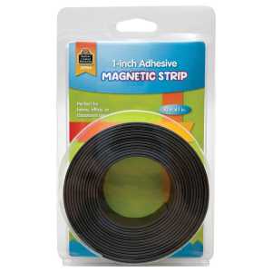 Adhesive Magnet Strip Roll, 1 in x 10 ft
