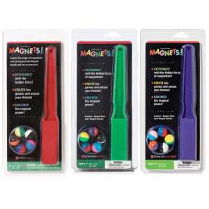 Magnet Wand & 5 Magnet Marbles, 3 Sets