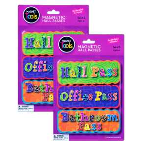Magnetic Hall Passes, Set of 6