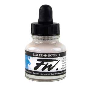 FW Acrylic Ink, Shimmering Blue, 29.5 mL