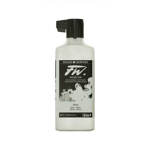 FW Acrylic Ink, White, 180 mL