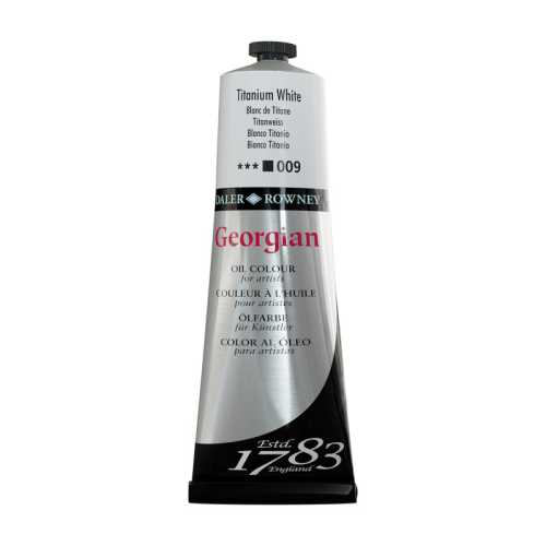 Georgian Oil Paint, Titanium White, 225ml, 1 Count