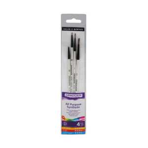 Graduate Detail Brush Set, Synthetic, 4 Pieces