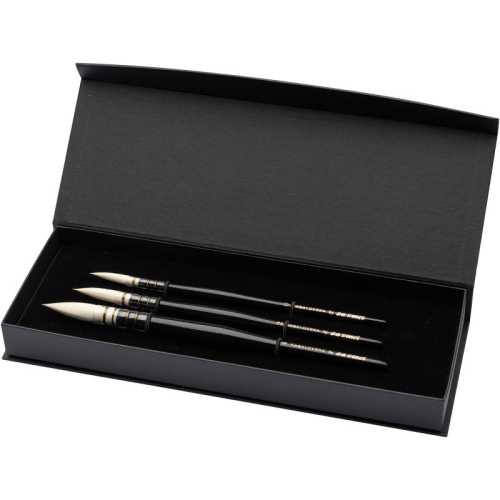Artist Signature Collection by Viktoria Kagalovska, Fashion Illustration Brushes, Assorted, 3 Brush Set in Gift Box