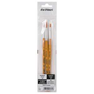 UNIVERSAL School Brushes, Synthetic, All Paint Types, Assorted, 3 Brush Set
