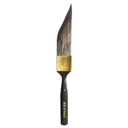CASANEO Dagger Striper with Traditional Pinstriping Handle, Synthetic, Watercolor & Acrylic, Slant, Series 703, Size 4