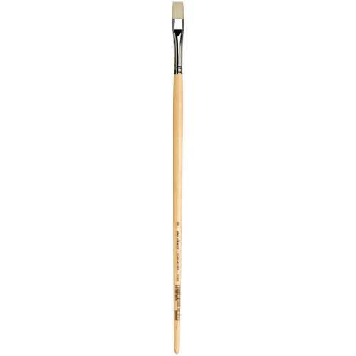 TOP-ACRYL Bright White Brush, Synthetic, Acrylic & Oil, Flat, Series 7182, Size 10