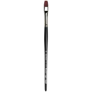 TOP-ACRYL Bright Red-Brown Brush, Synthetic, Acrylic & Oil, Flat, Series 7185K, Size 10