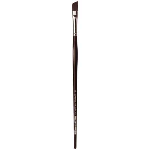 TOP-ACRYL Red-Brown Brush, Synthetic, Acrylic & Oil, Slant, Series 7187, Size 12