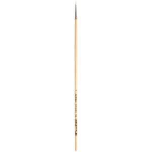 TOP-ACRYL White Brush, Synthetic, Acrylic & Oil, Round, Series 7782, Size 1