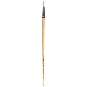 TOP-ACRYL White Brush, Synthetic, Acrylic & Oil, Round, Series 7782, Size 10