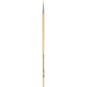 TOP-ACRYL White Brush, Synthetic, Acrylic & Oil, Round, Series 7782, Size 4