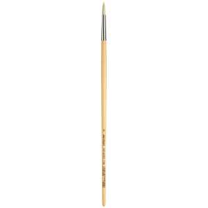 TOP-ACRYL White Brush, Synthetic, Acrylic & Oil, Round, Series 7782, Size 8