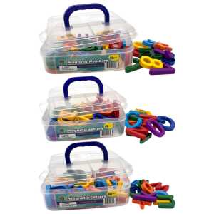Magnetic Letters & Numbers 3-Pack, Uppercase, Lowercase, Numbers & Symbols