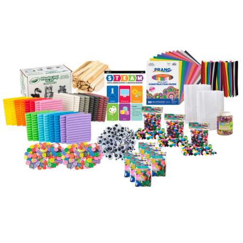 Pre-K STEAM Learning Activities Book & Classroom Supply Kit