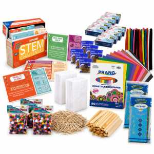 STEM Challenges Learning Cards & Supply Kit, Grades 2-5