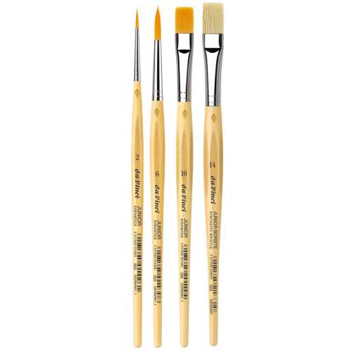 Tempera Student Brush Set 1, 4 Pieces