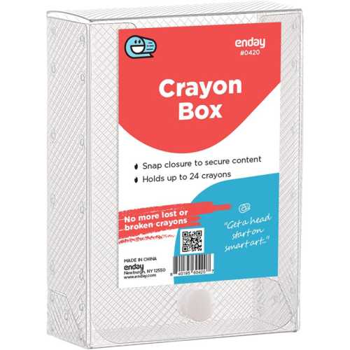 Clear Crayon Storage Box