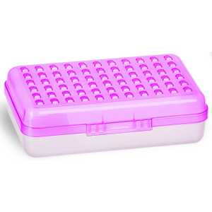 Dots Multipurpose Pencil Case Utility Box, Purple