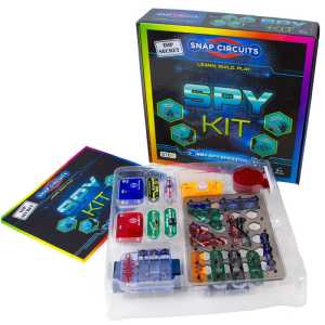 Spy Kit Electronic Circuit Missions Set, 28 Pieces