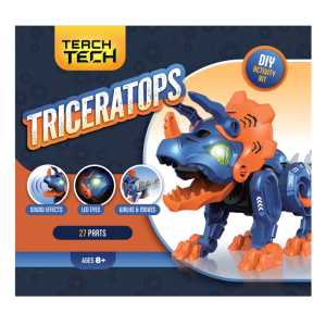 Triceratops DIY Robot Build Kit, 27 Pieces