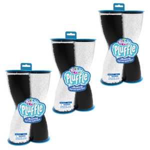 Playfoam&reg; Pluffle&trade; Twist Black & White, 3 Packs