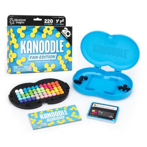 Kanoodle 20th Anniversary Edition Brain Teaser, Cyan