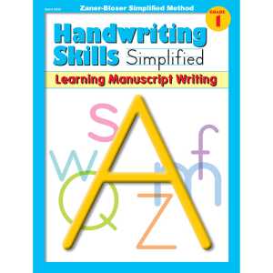 Handwriting Skills Simplified Book: Learning Manuscript Writing