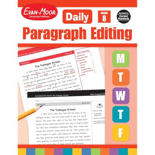 Daily Paragraph Editing Book, Grade 8