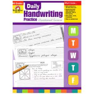 Daily Handwriting Practice Book: Traditional Cursive