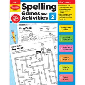 Spelling Games and Activities, Grade 2