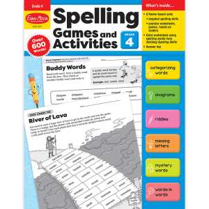 Spelling Games and Activities, Grade 4
