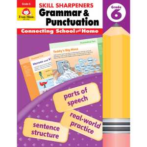 Skill Sharpeners: Grammar & Punctuation Activity Book, Grade 6