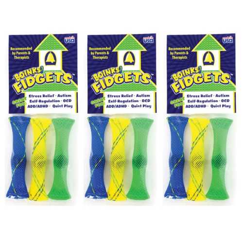 Boinks&reg; Fidgets&trade; 3 Per Pack, 3 Packs