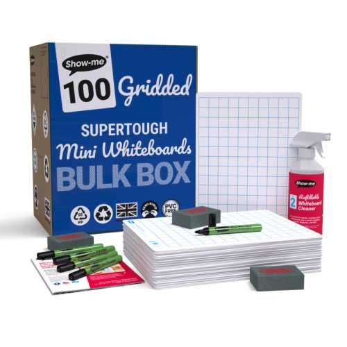 Bulk Box of 100 x Gridded/Plain SUPERTOUGH 8