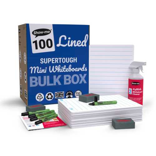 Bulk Box of 100 x Lined/Plain SUPERTOUGH 8