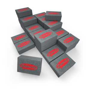 Mini Foam Erasers, Pack of 35