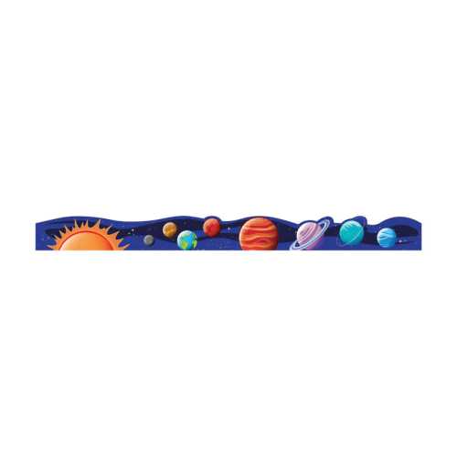 Mission to Explore Solar System Extra Wide Classroom Border Trim, 12 Strips