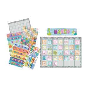 Dino Quest Calendar Bulletin Board Set, 109 Pieces