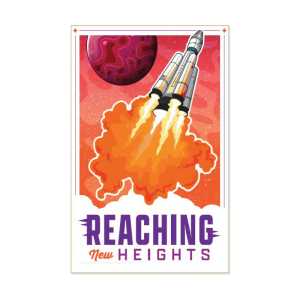Poster 13"x19" Mission To Explore New Height