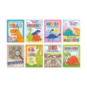 Dino Quest Mini Poster Set, 8 Posters