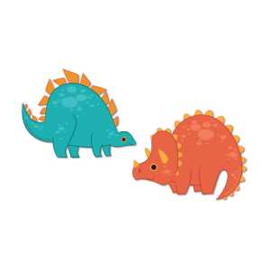 Dino Quest Paper Cut-Outs, 36 Pieces