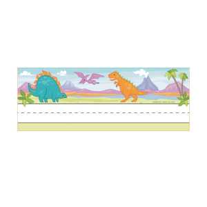 Dino Quest Tented Nameplates, 36 Count