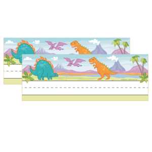 Dino Quest Tented Nameplates, 72 Count, 2-Pack