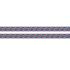 Dino Quest Colorful Tracks Classroom Border Trim, 24 Strips, 2-Pack