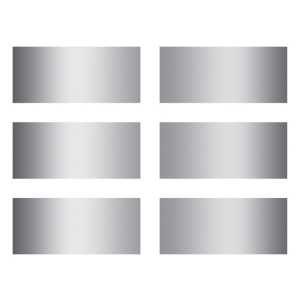 Rectangles Scratch Off Stickers, Pack of 180
