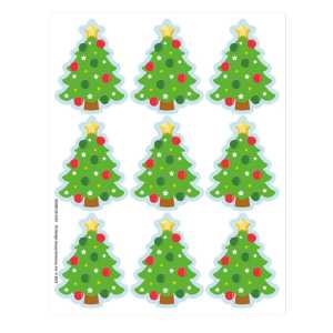Christmas Tree Giant Stickers, Pack of 36